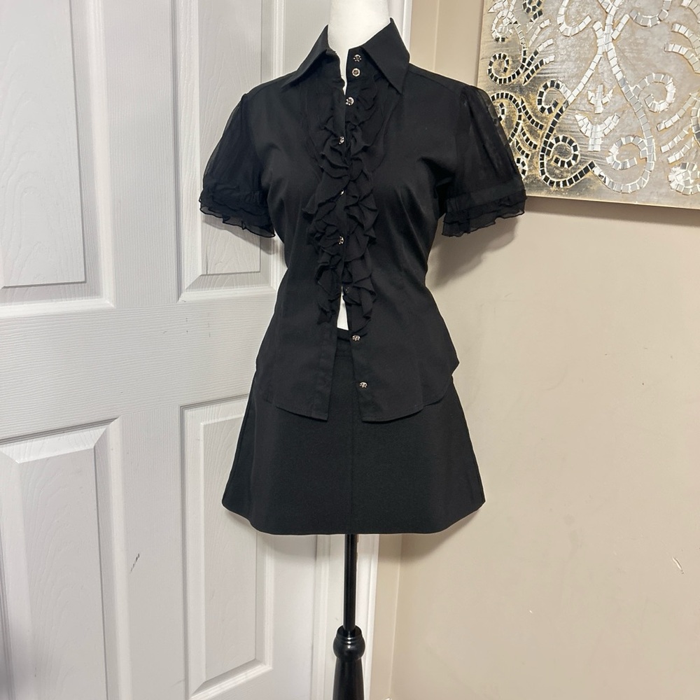 Y2K Bebe Whimsigoth Top